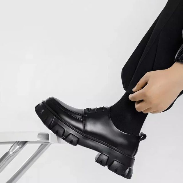 Nathan - Modern Leather Derby