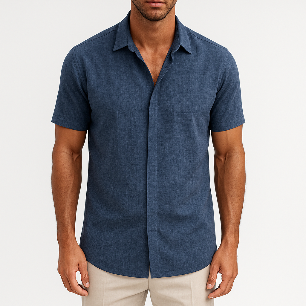 LUXEOUTFIT | Refined Linen Shirt