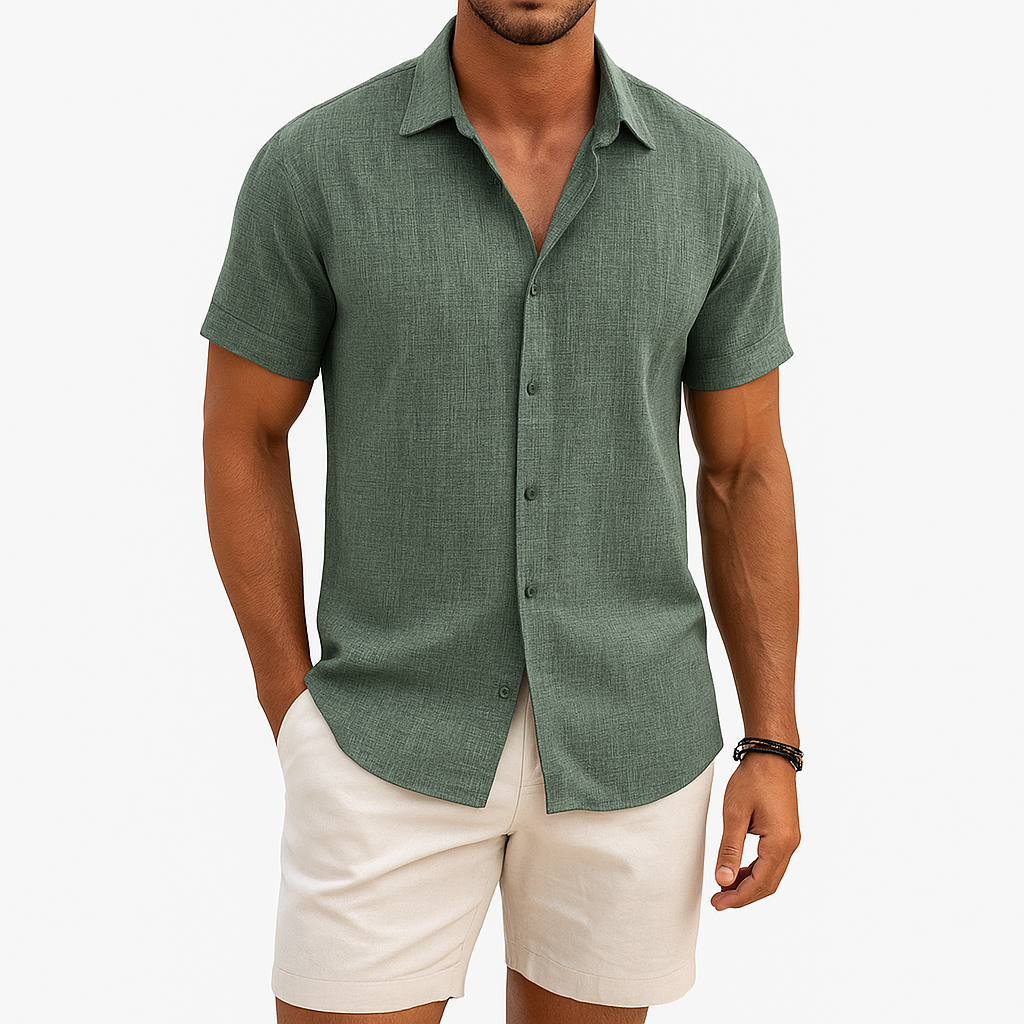 LUXEOUTFIT | Refined Linen Shirt