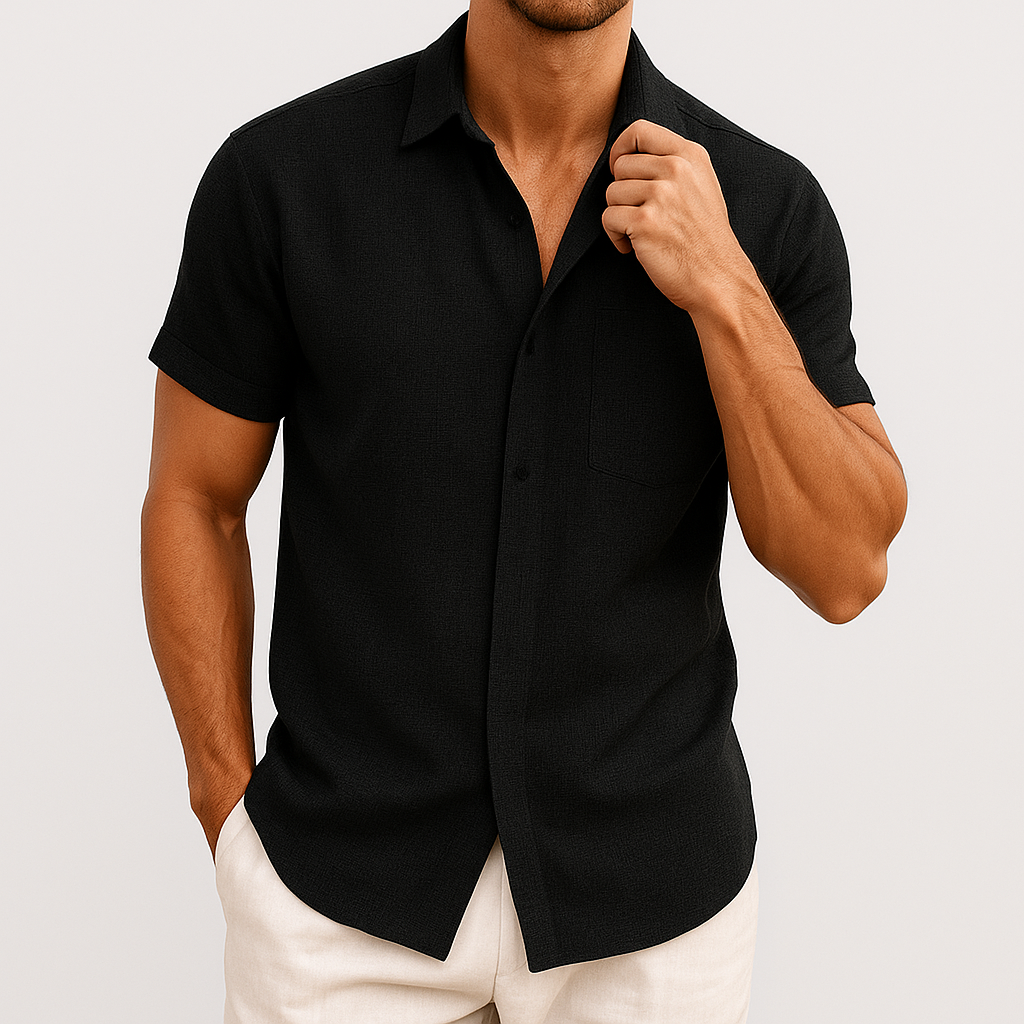 LUXEOUTFIT | Refined Linen Shirt