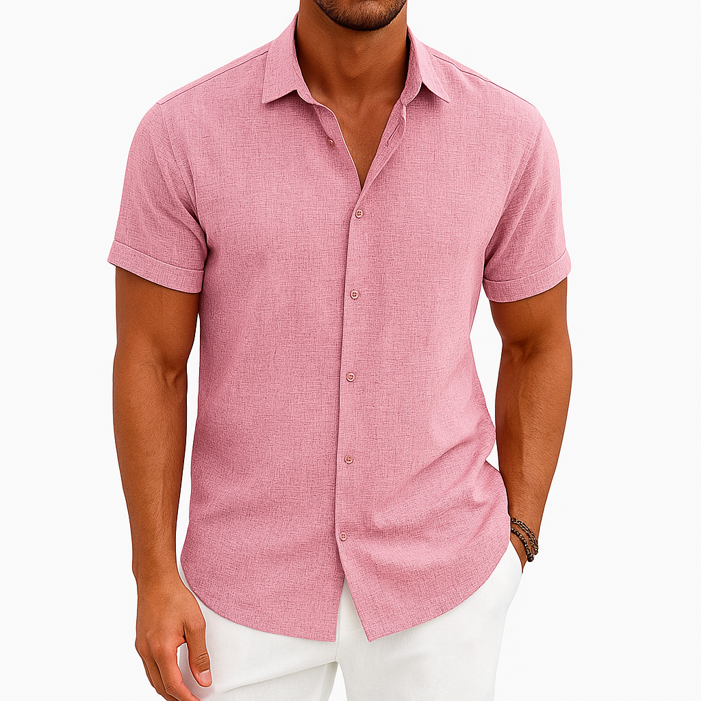 LUXEOUTFIT | Refined Linen Shirt