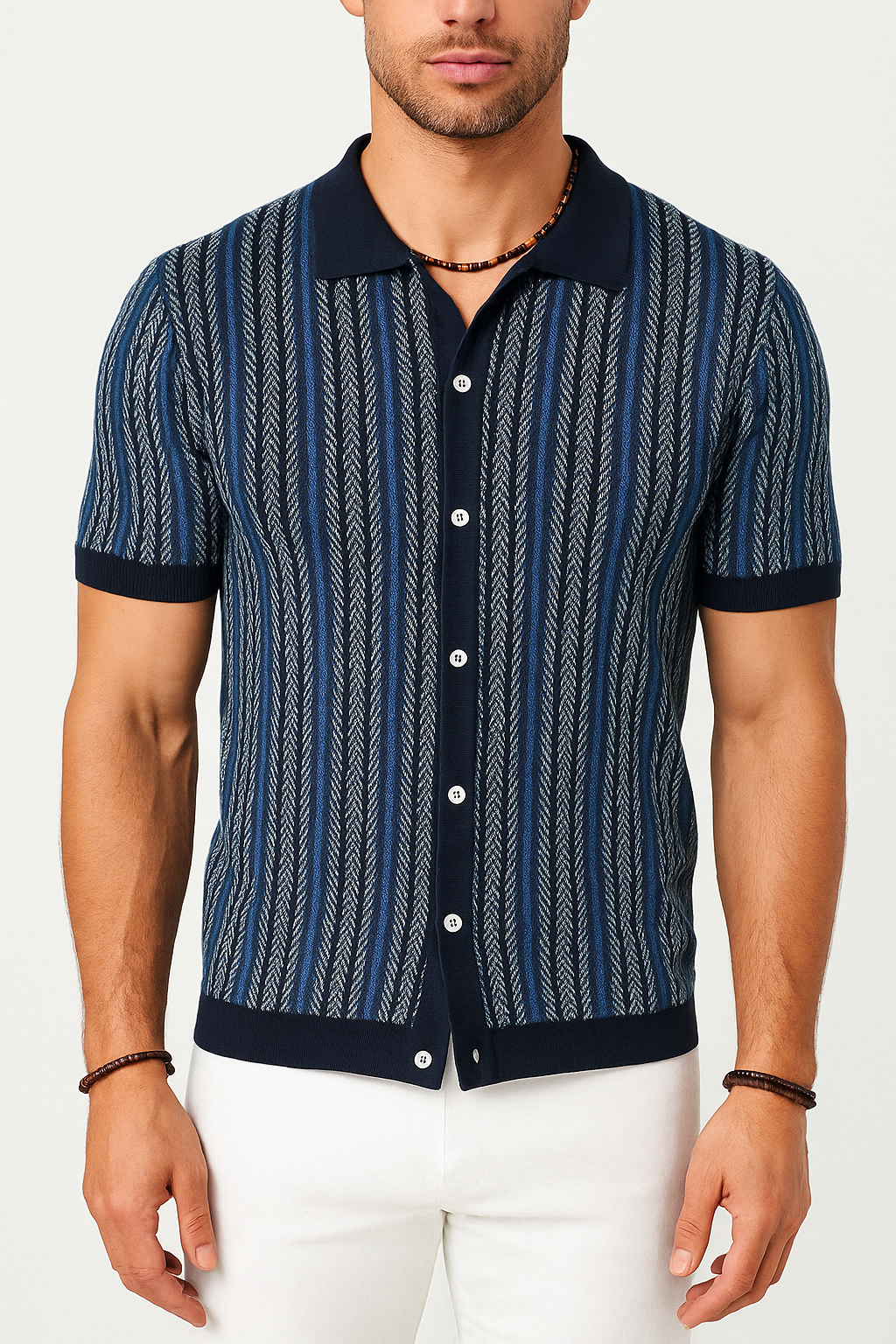 LUXEOUTFIT | Retro Stripe Polo