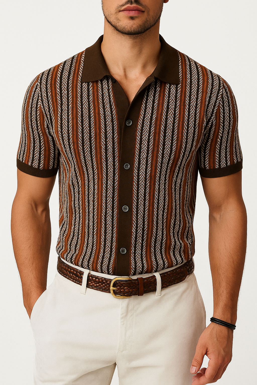 LUXEOUTFIT | Retro Stripe Polo