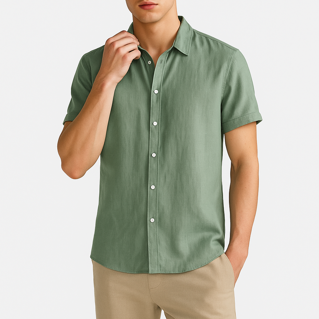 LUXEOUTFIT | Classic Linen Shirt