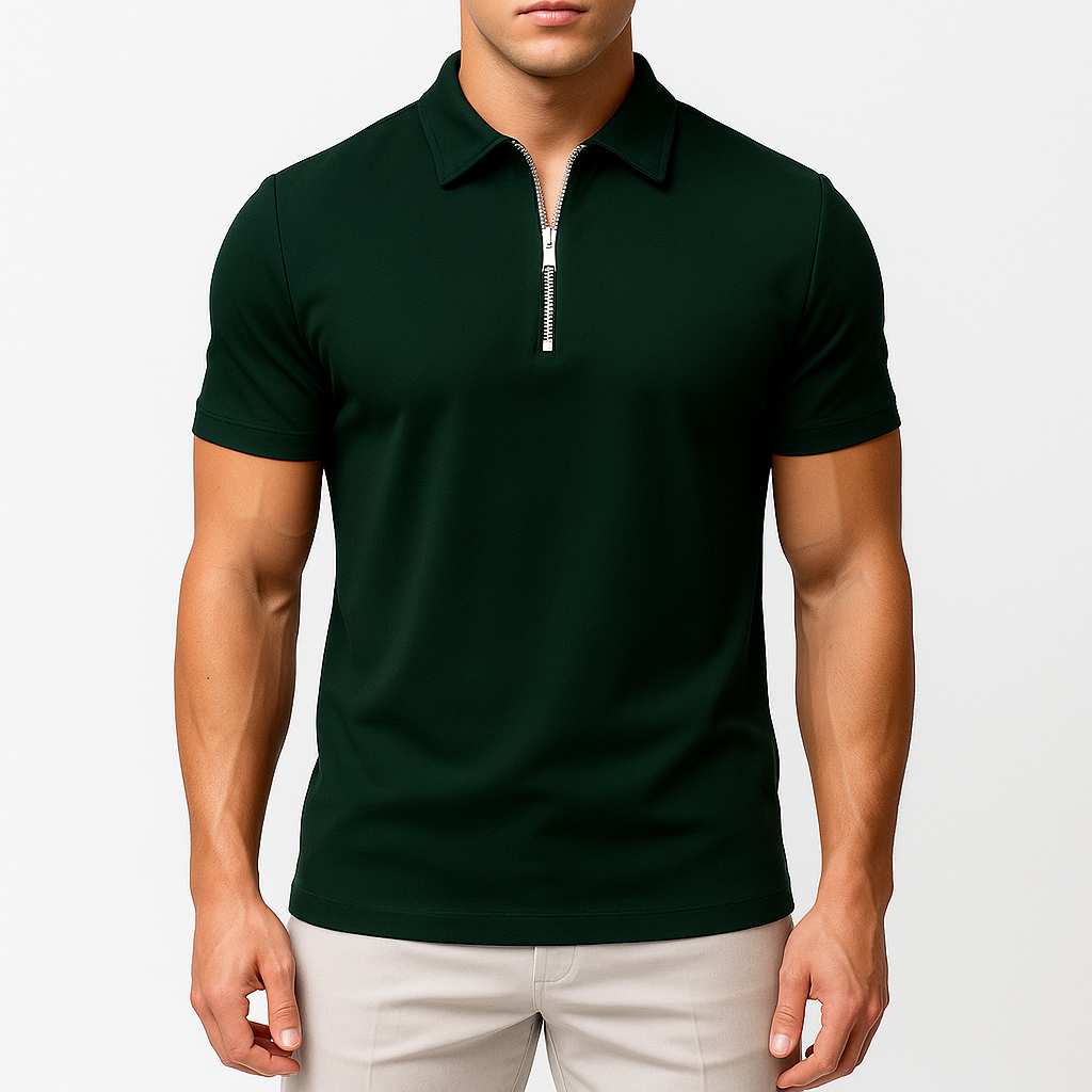 LUXEOUTFIT | Zipper Polo Style