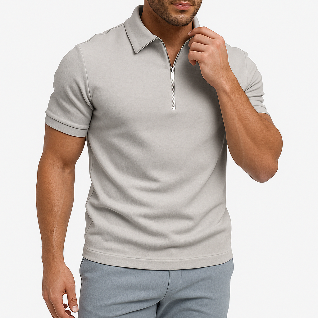 LUXEOUTFIT | Zipper Polo Style