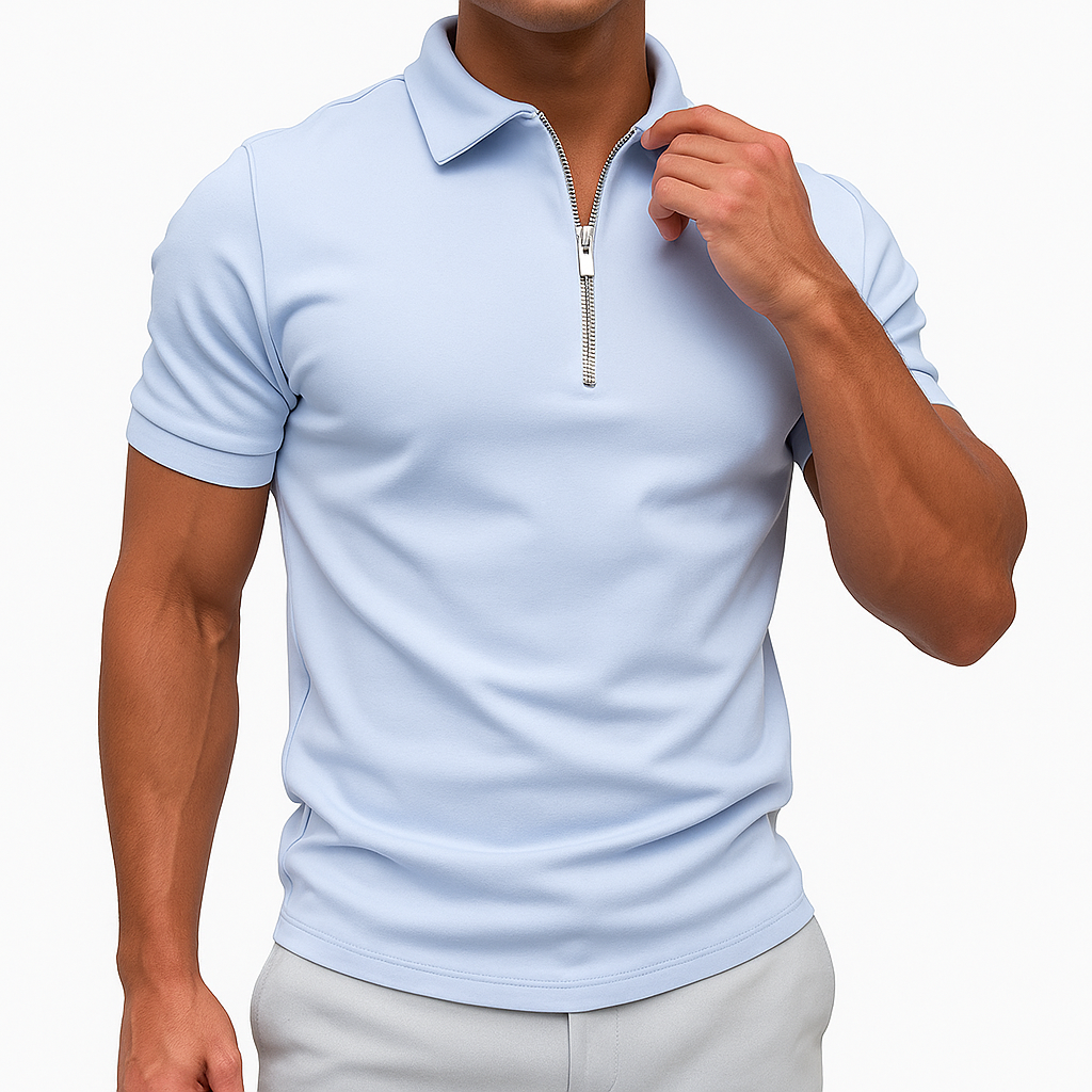 LUXEOUTFIT | Zipper Polo Style