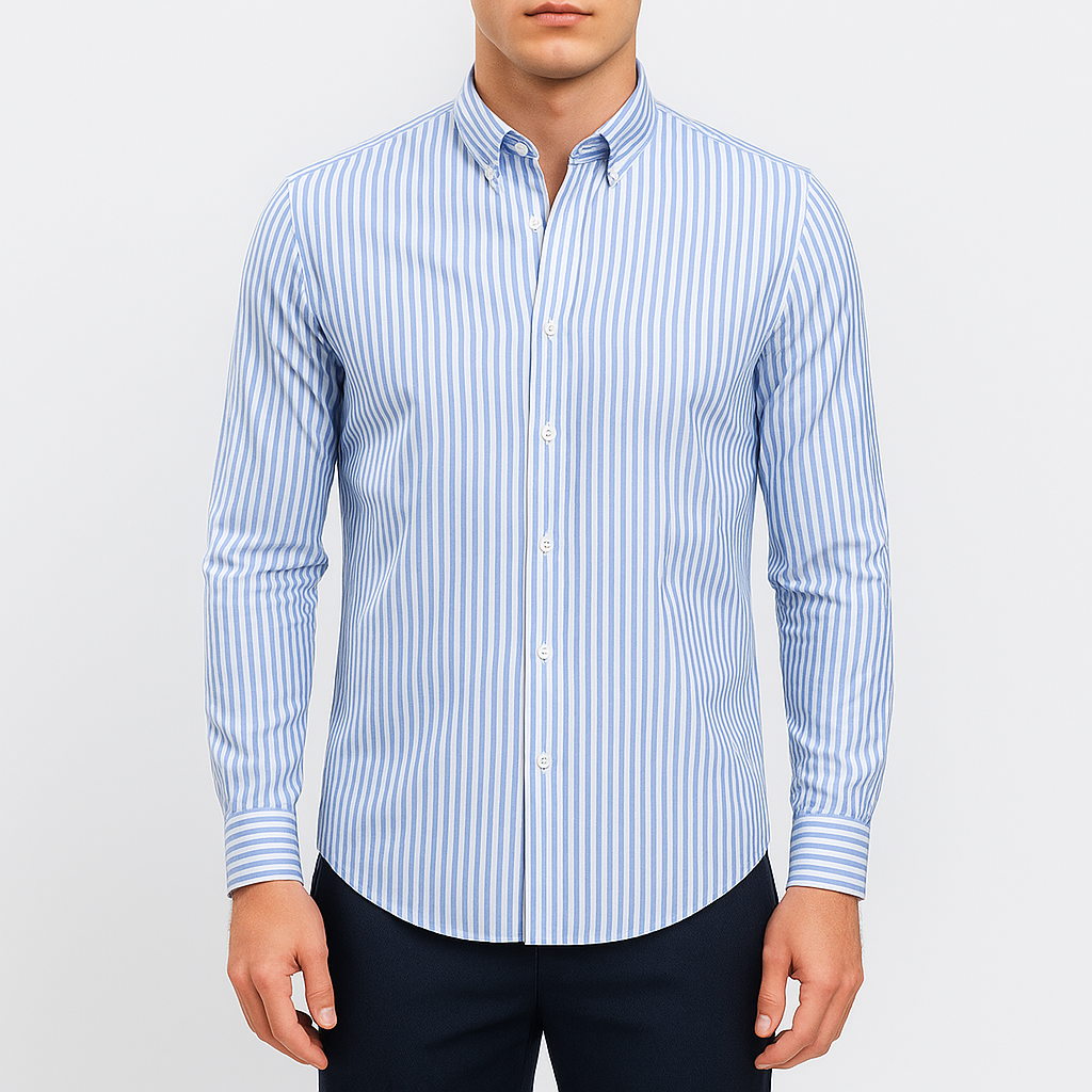 LUXEOUTFIT | Striped Overshirt