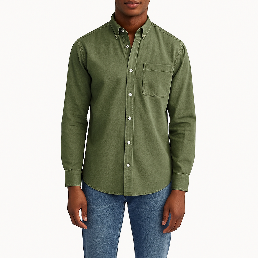 LUXEOUTFIT | Cotton Button Shirt
