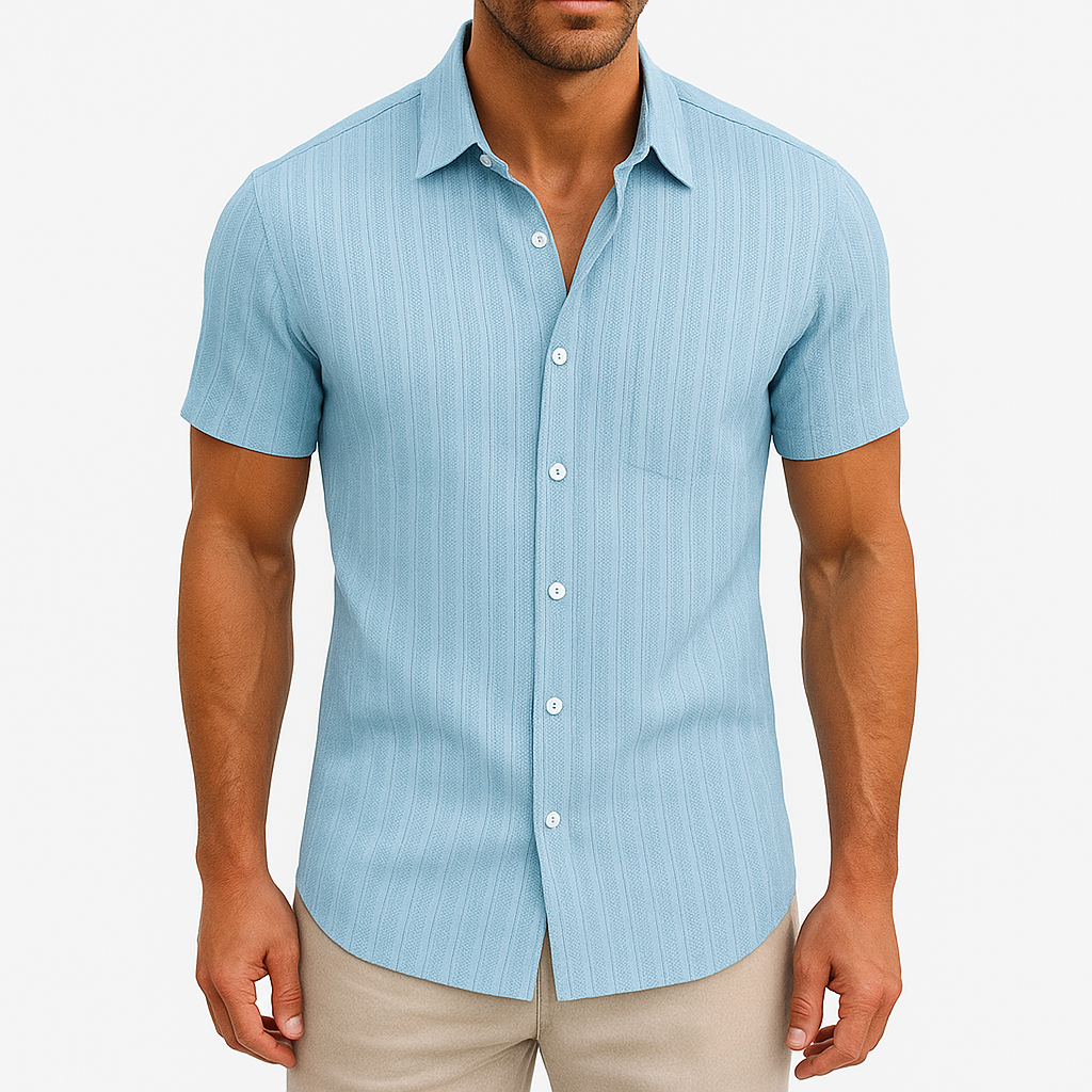 LUXEOUTFIT | Striped Cotton Shirt