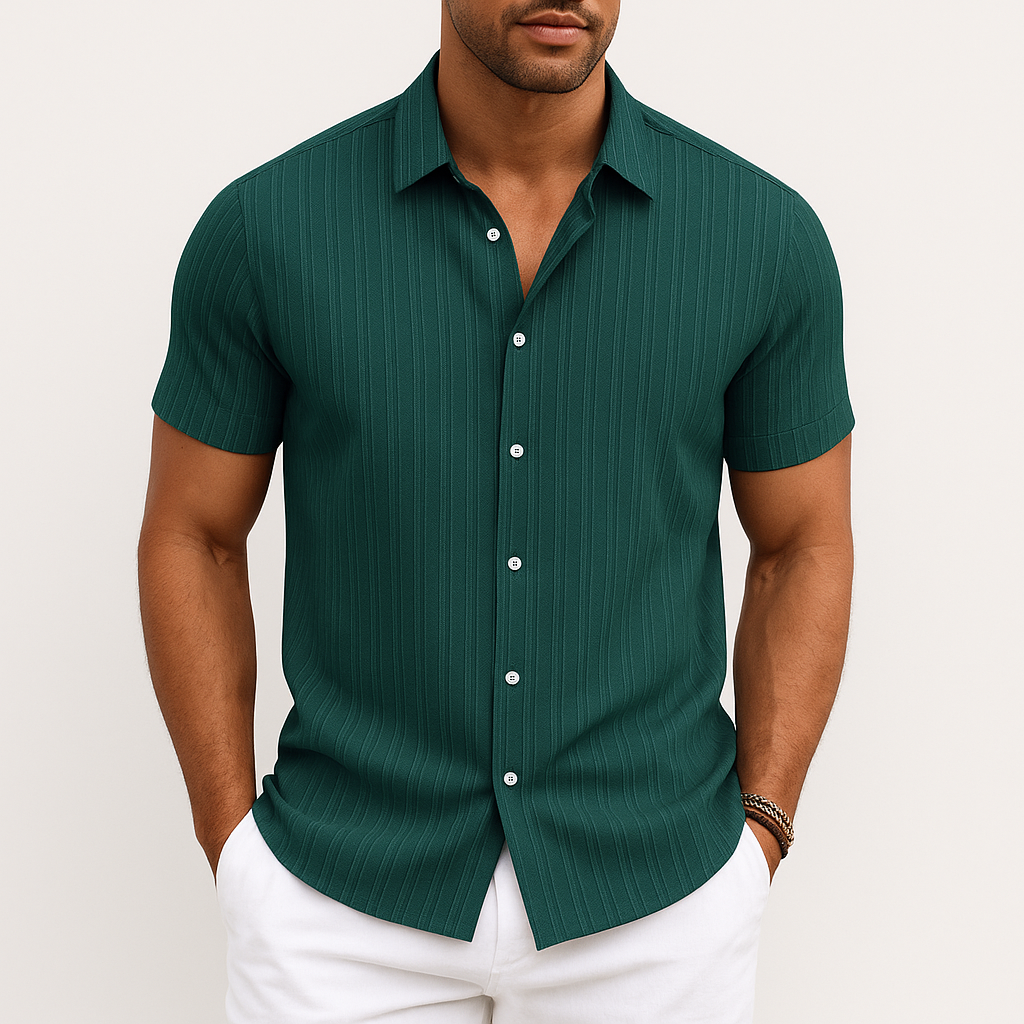 LUXEOUTFIT | Striped Cotton Shirt