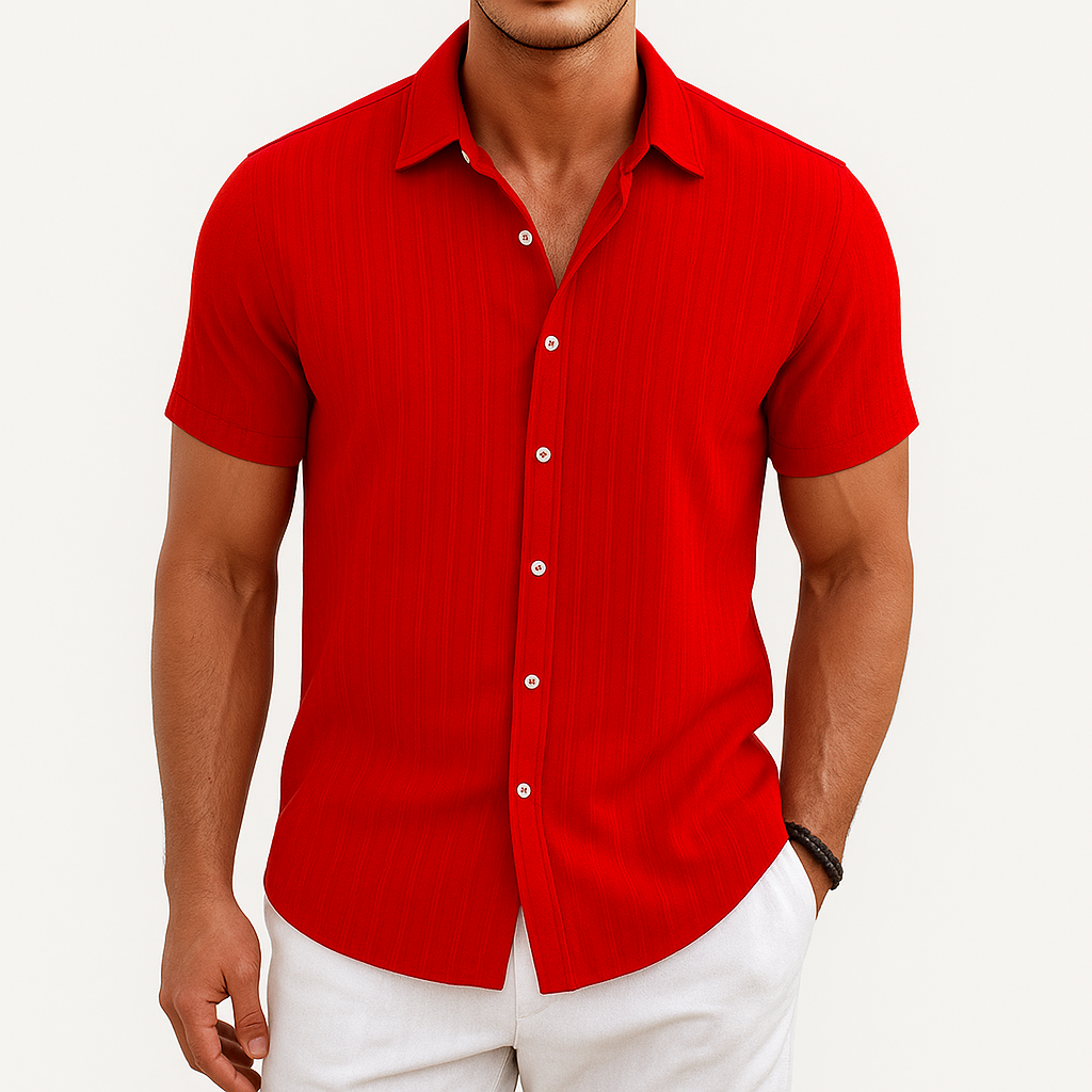 LUXEOUTFIT | Striped Cotton Shirt