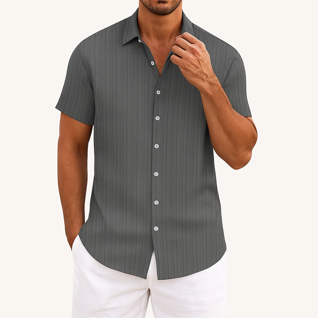 LUXEOUTFIT | Striped Cotton Shirt