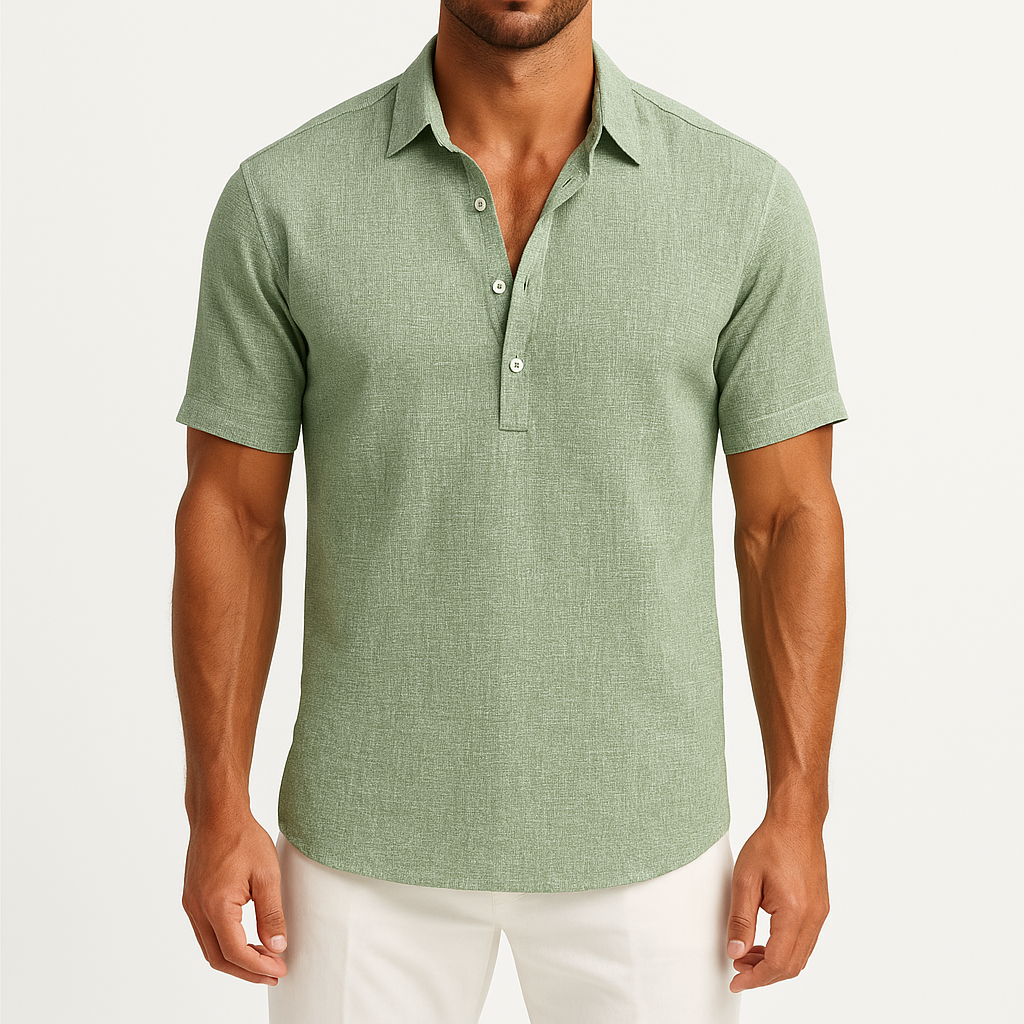 LUXEOUTFIT | Linen Button Shirt