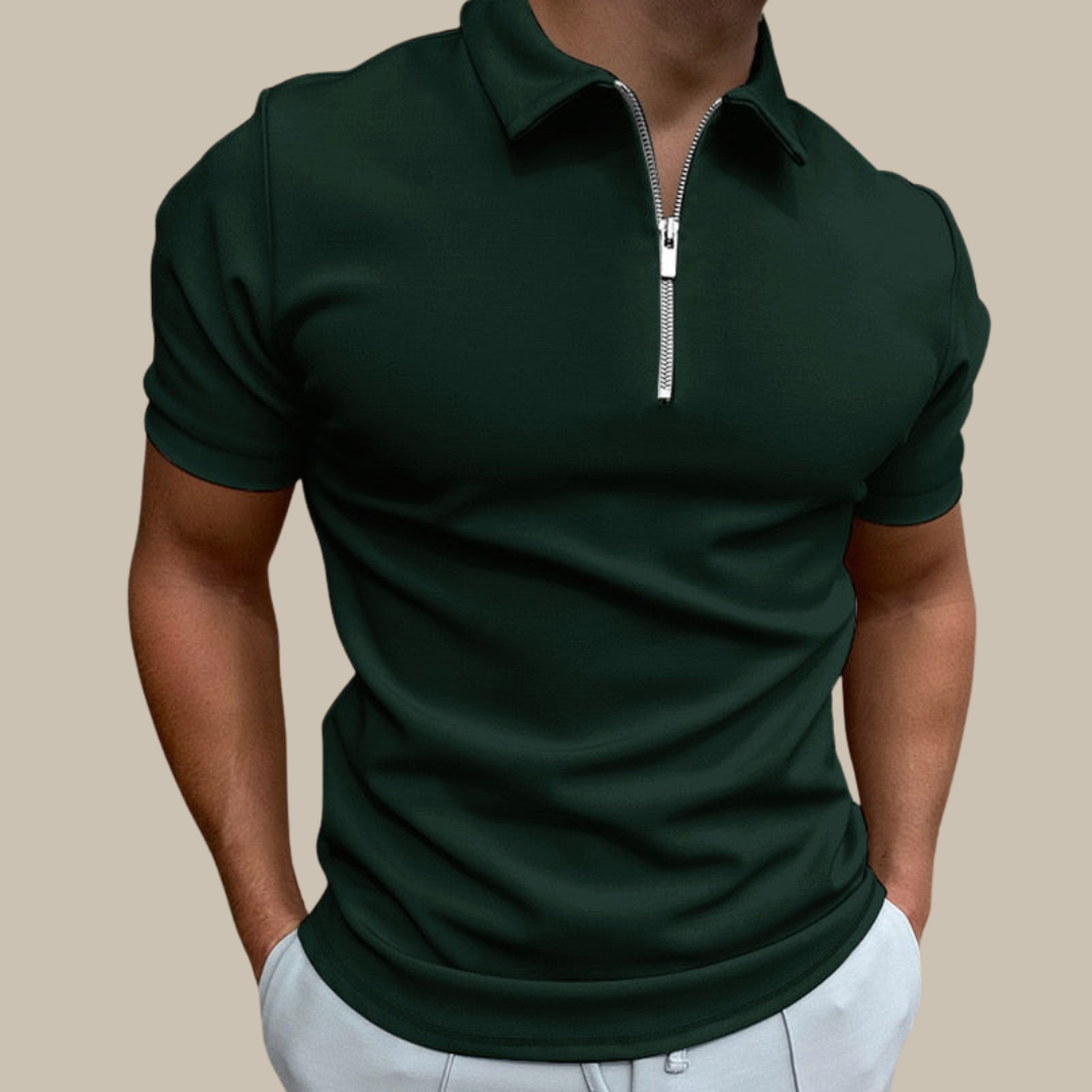 Marco - Polo premium elegant zip-up for men