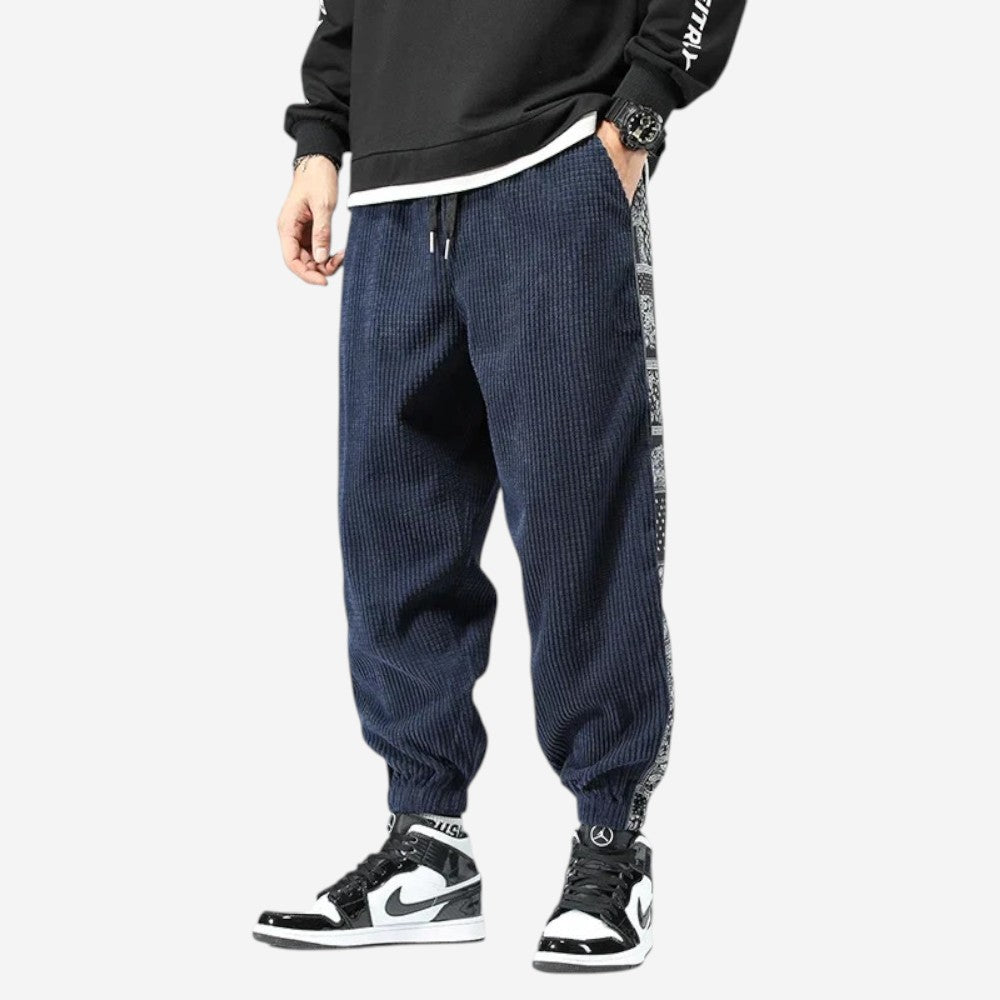 LUXEOUTFIT | Corduroy Jogger Trousers