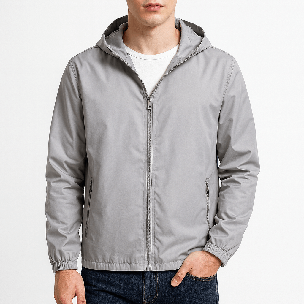 LUXEOUTFIT | Lightweight Waterproof Hooded Windbreaker