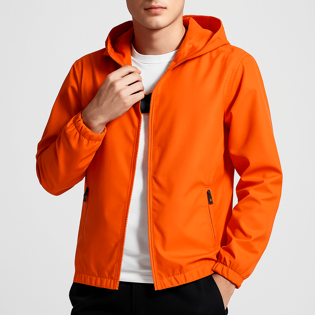 LUXEOUTFIT | Lightweight Waterproof Hooded Windbreaker