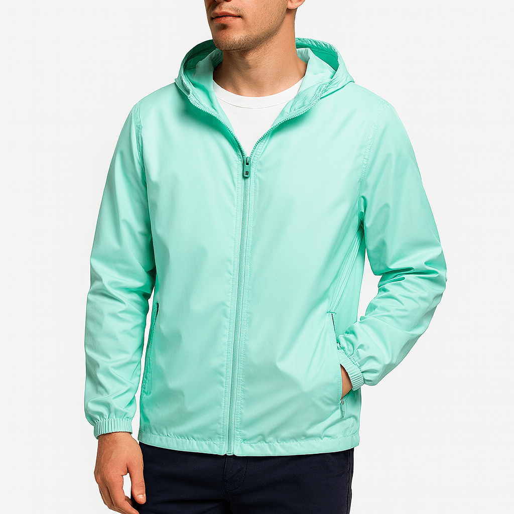 LUXEOUTFIT | Lightweight Waterproof Hooded Windbreaker