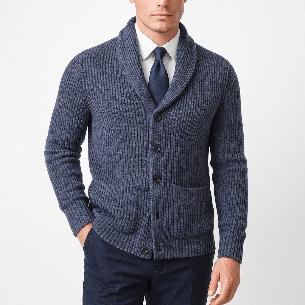 LUXEOUTFIT | Button-Up Knit Cardigan