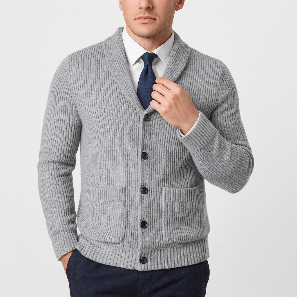LUXEOUTFIT | Button-Up Knit Cardigan