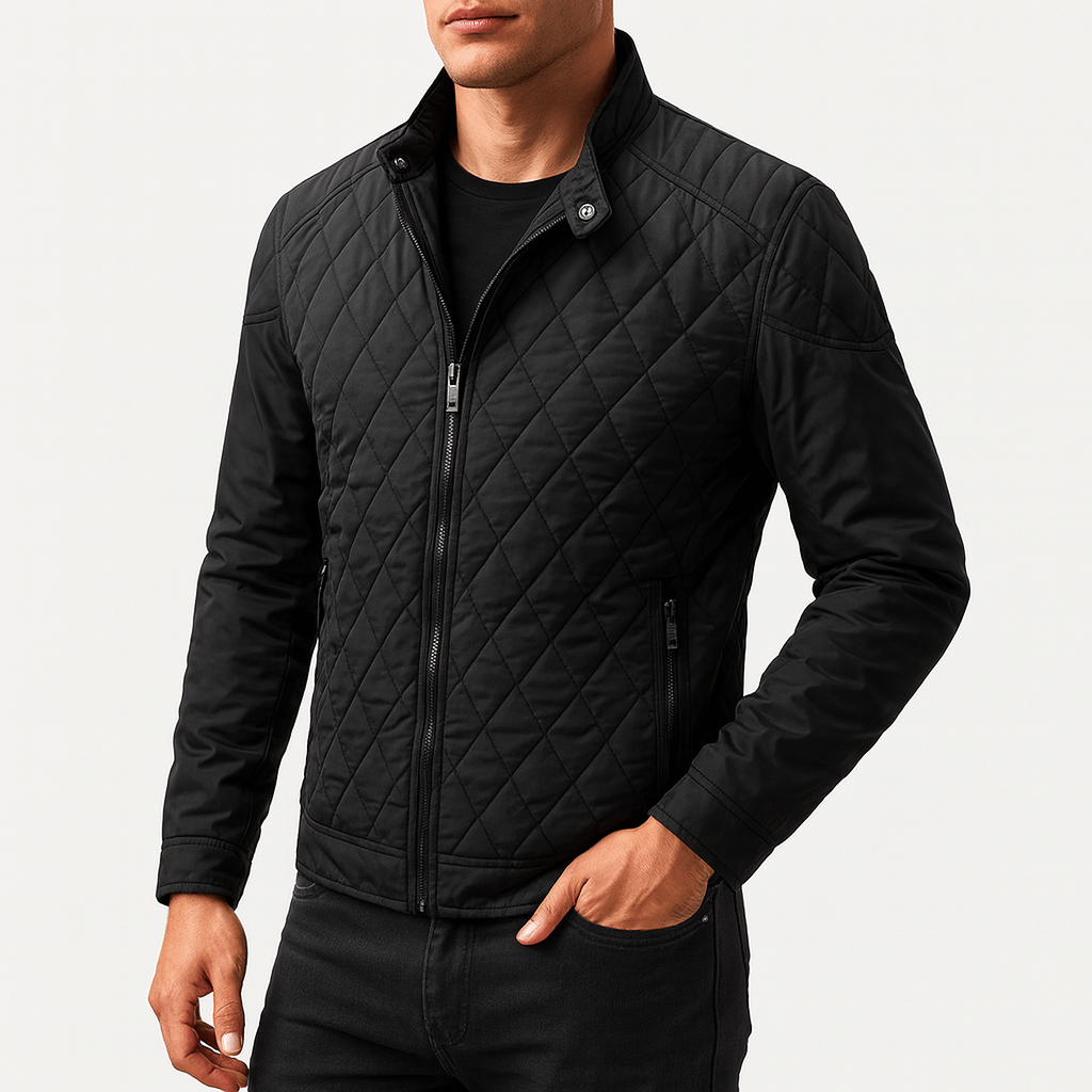 LUXEOUTFIT | Quilted Bomber Jacket