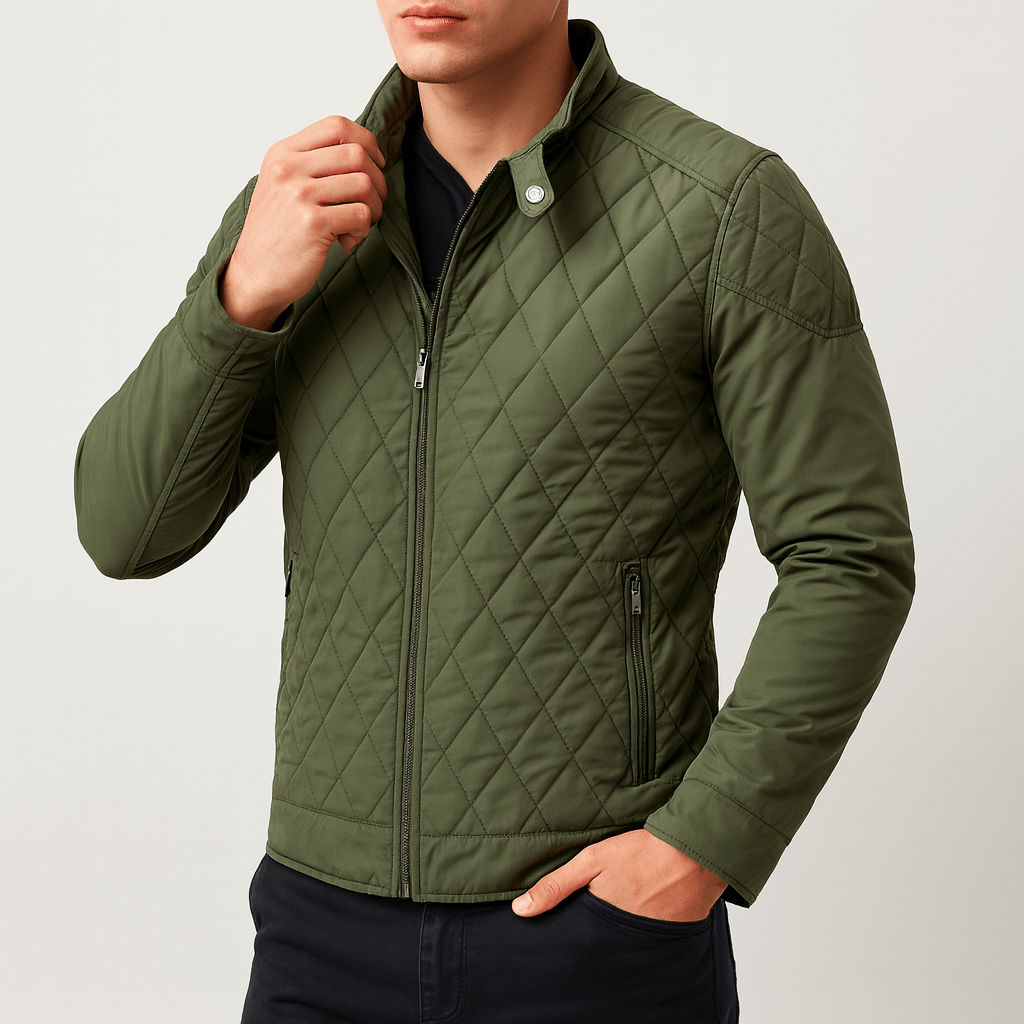 LUXEOUTFIT | Quilted Bomber Jacket