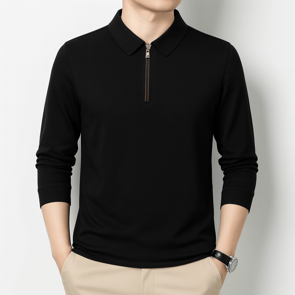 LUXEOUTFIT | Relaxed Half-Zip Sweater