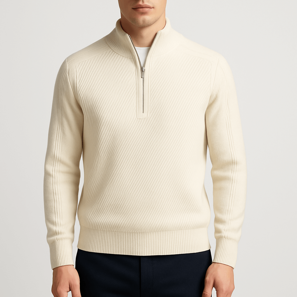 LUXEOUTFIT | Wilson Half-Zip Sweater