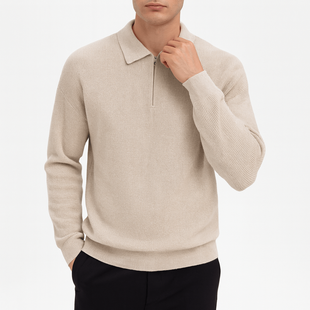 LUXEOUTFIT | Half-Zip Sweater
