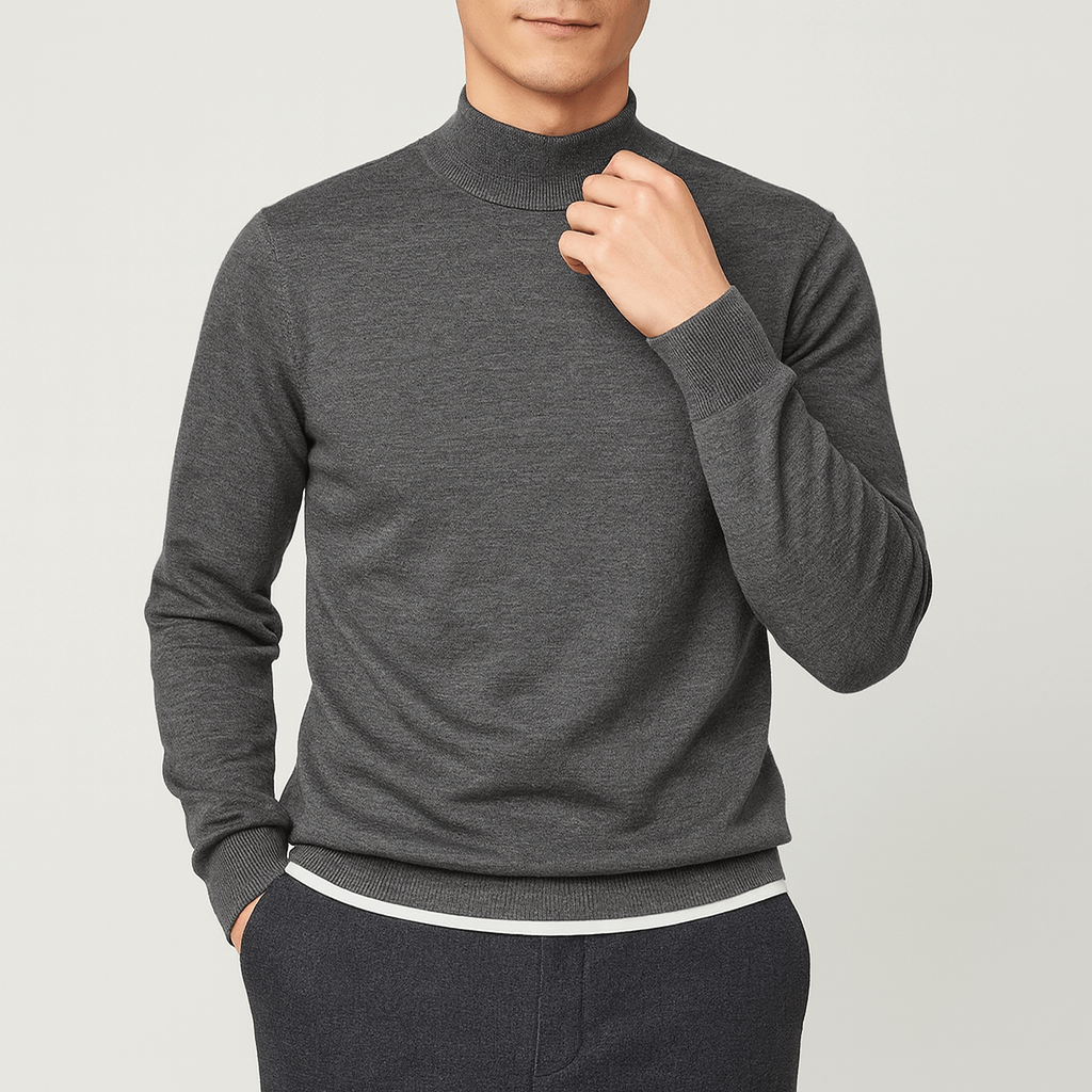 LUXEOUTFIT | Half Turtleneck Sweater