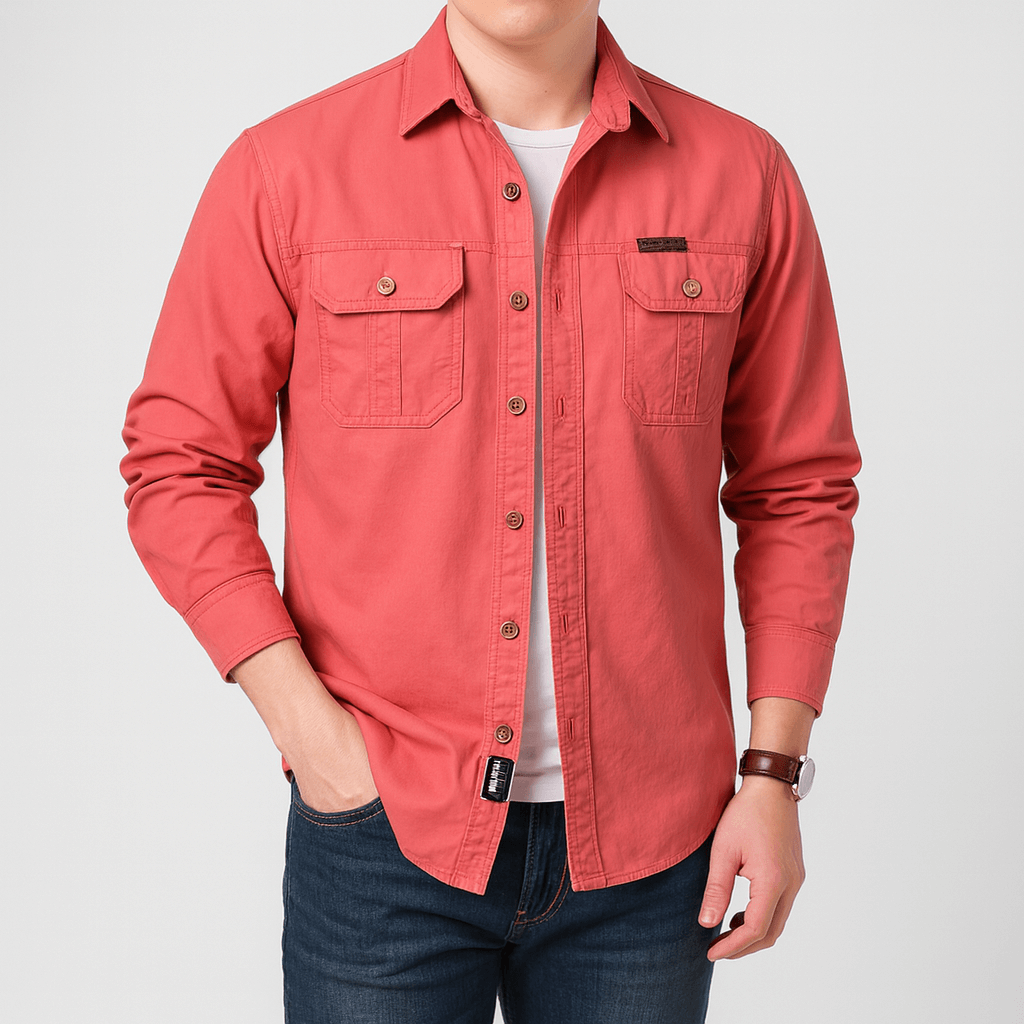 LUXEOUTFIT | Point Collar Shirt