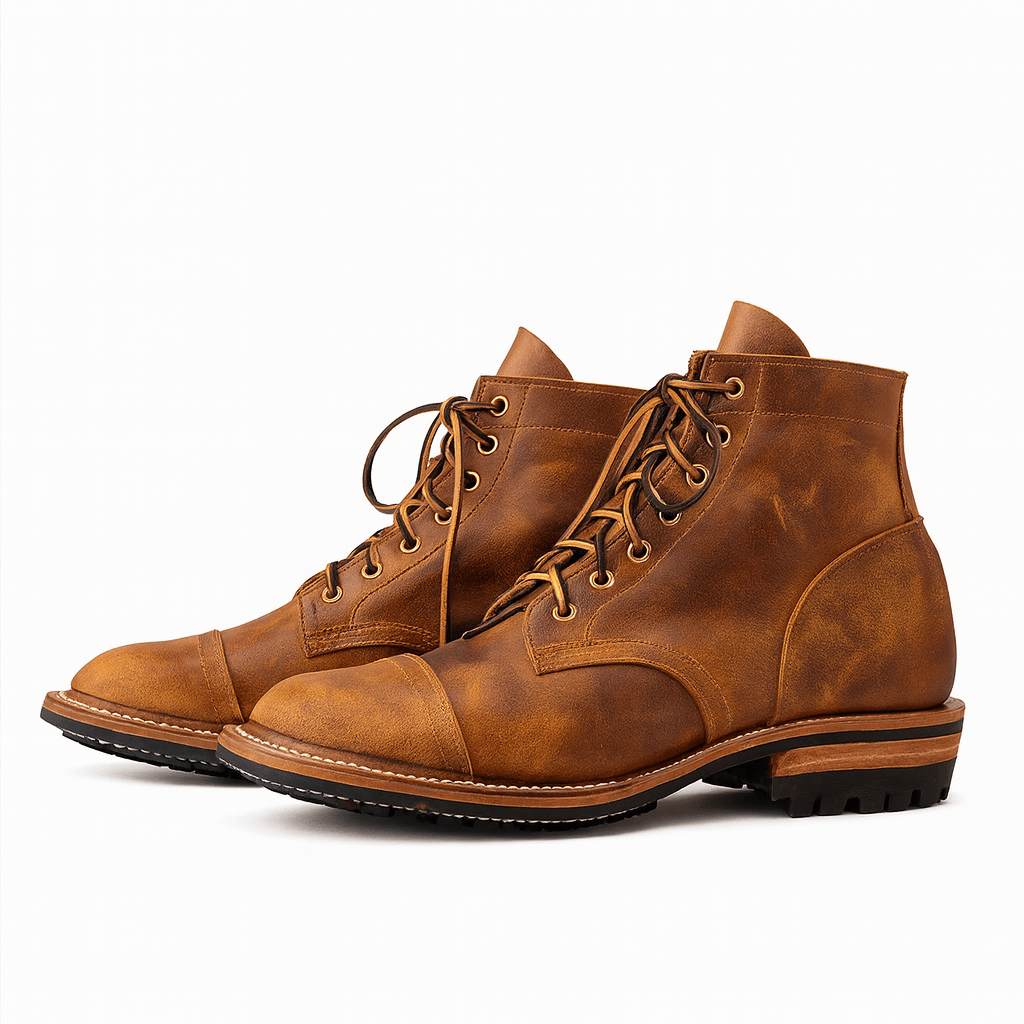 LUXEOUTFIT | Leather Ankle Boots