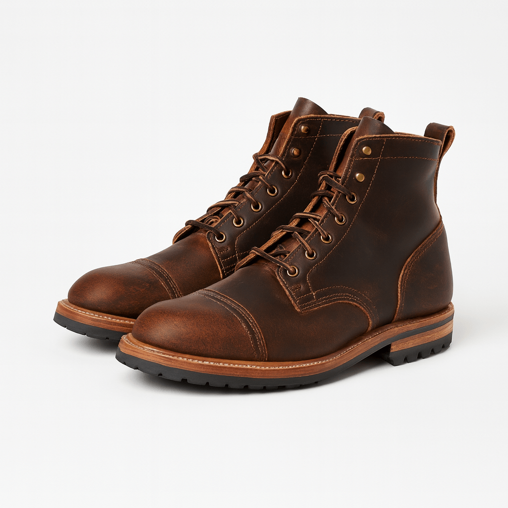 LUXEOUTFIT | Leather Ankle Boots