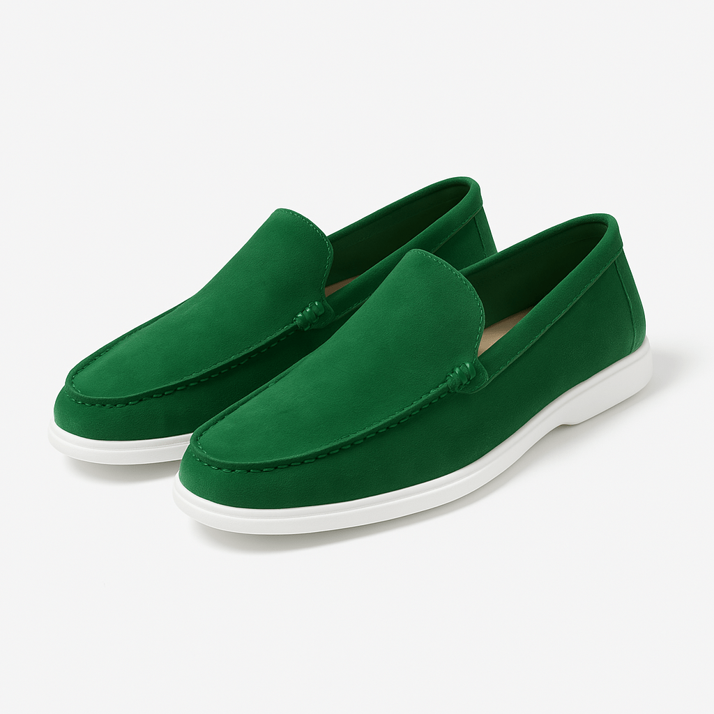 LUXEOUTFIT | Classic Suede Signature Loafers