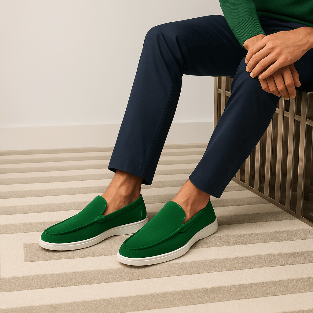 LUXEOUTFIT | Classic Suede Signature Loafers