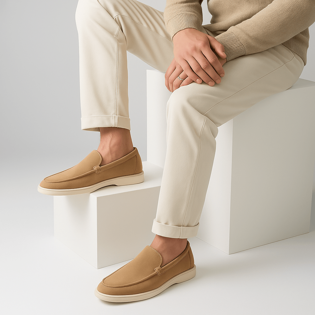 LUXEOUTFIT | Classic Suede Signature Loafers
