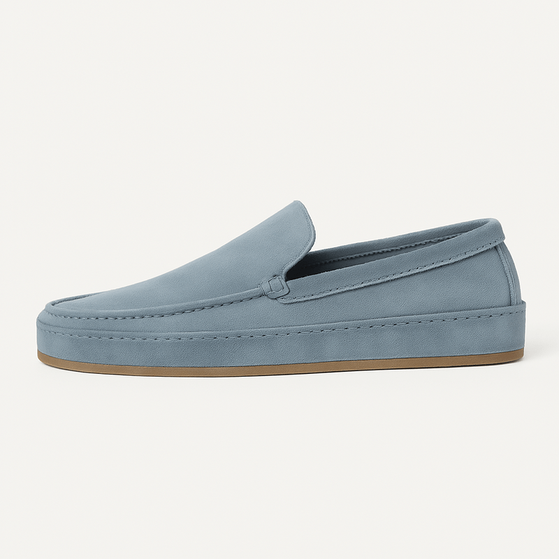 Luxeoutfit | Sculpted Full-Grain Leather Loafers