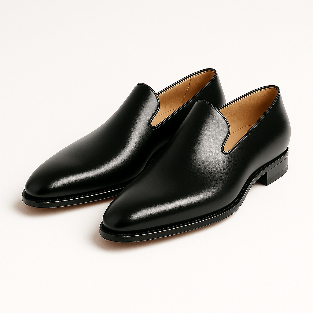 Luxeoutfit | Red Sole Leather Loafers