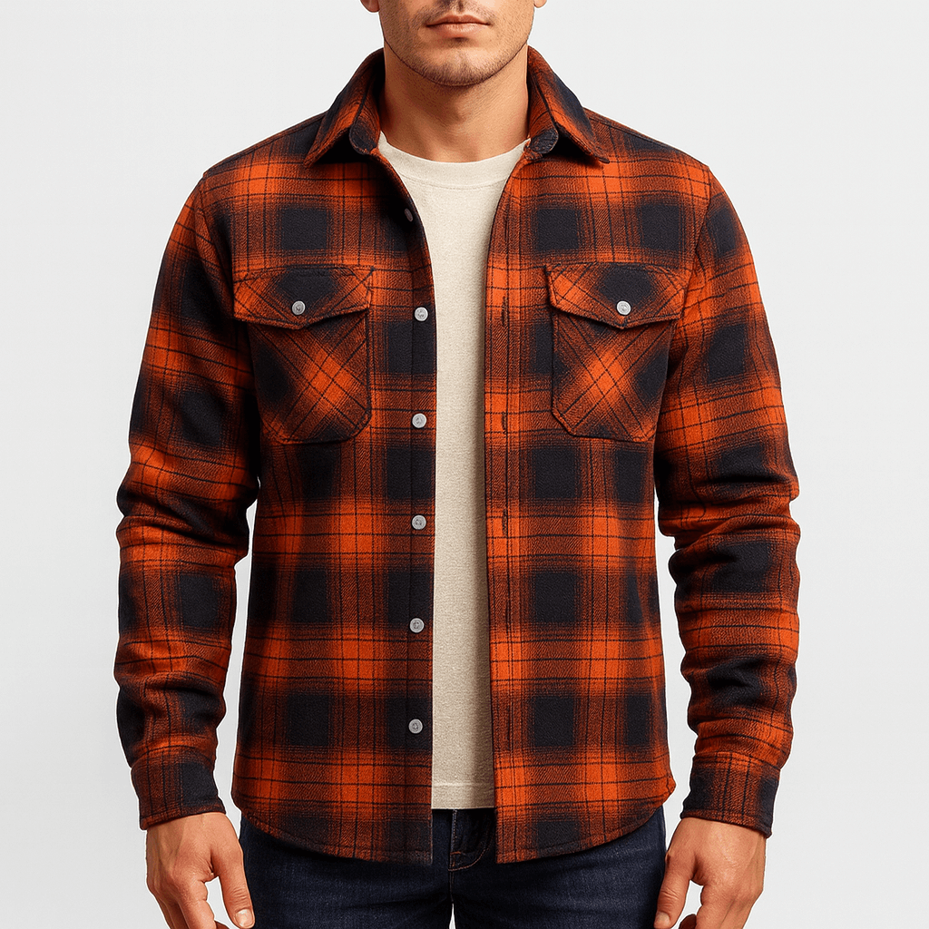 LUXEOUTFIT | Checked Bomber Jacket