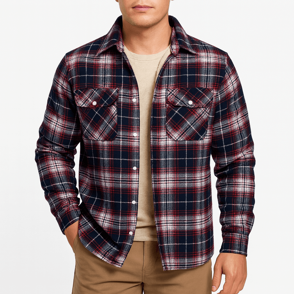 LUXEOUTFIT | Checked Bomber Jacket