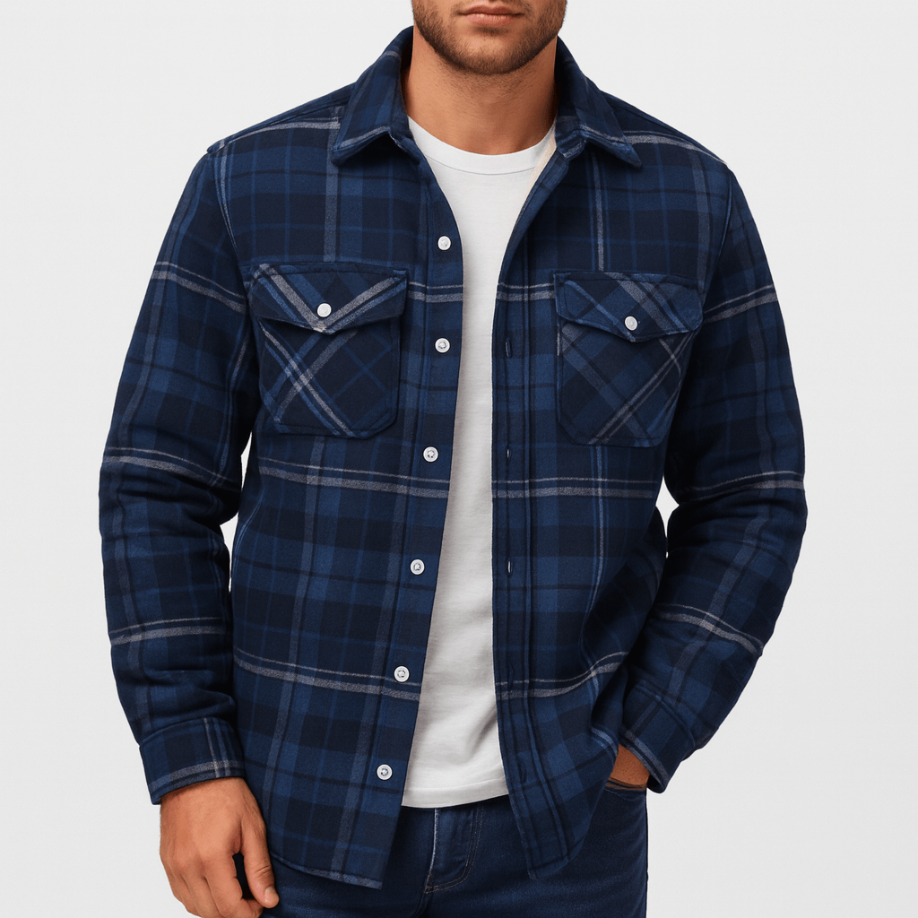 LUXEOUTFIT | Checked Bomber Jacket