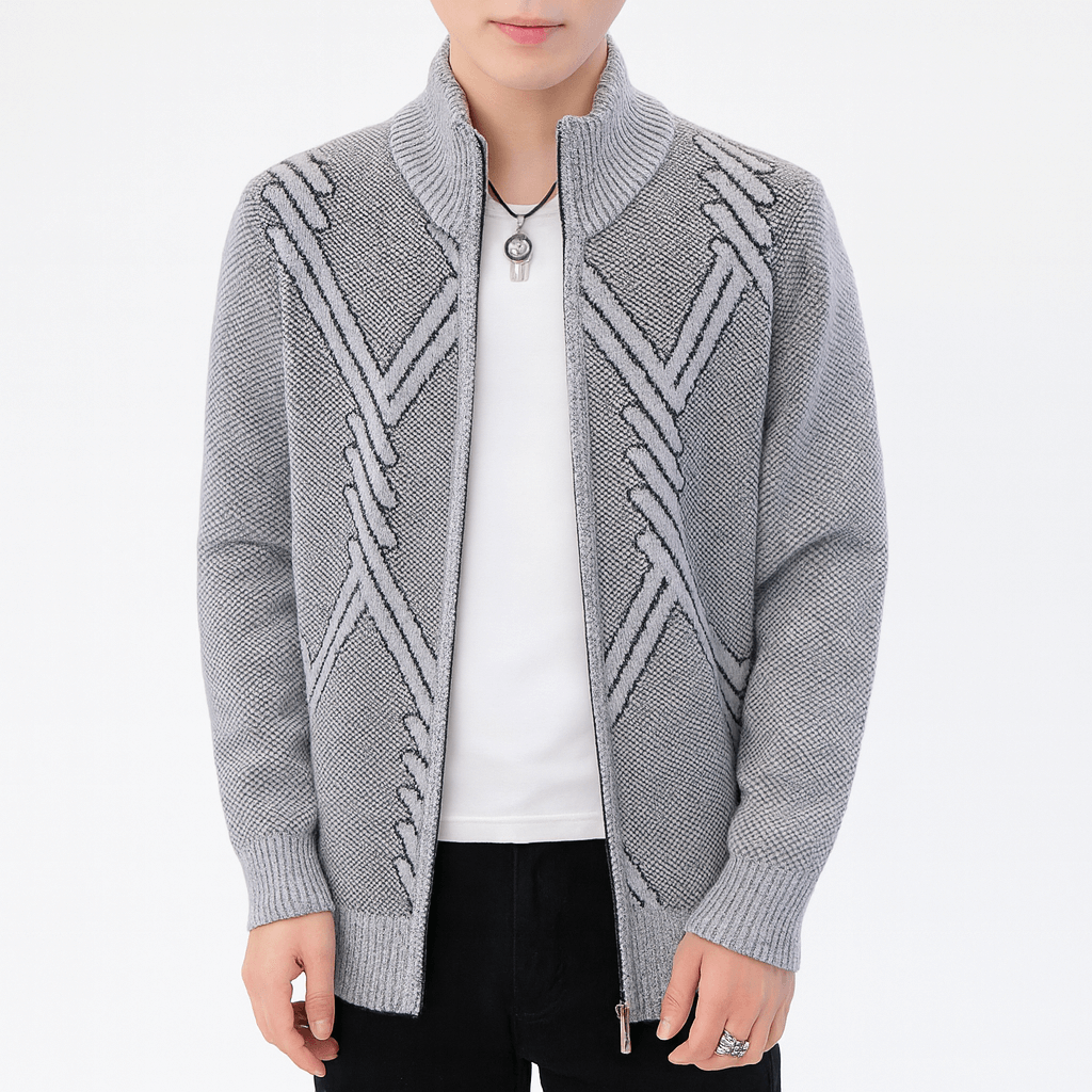 LUXEOUTFIT | Classic Knit Cardigan Vest