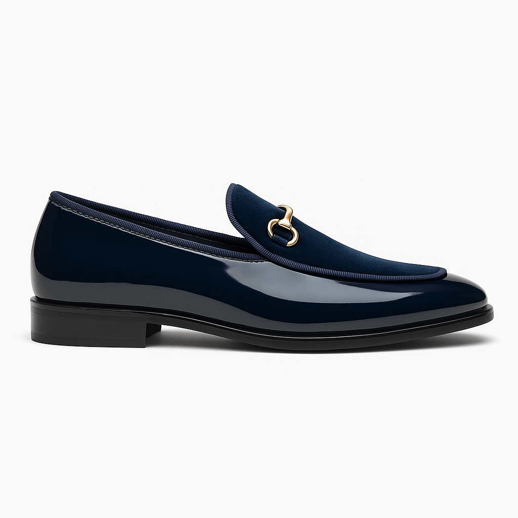 LUXEOUTFIT | Gloss Patent Leather Loafers