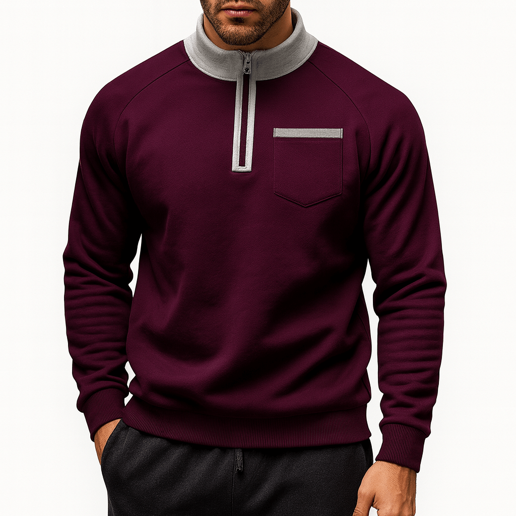 LUXEOUTFIT | Knit Half Pullover