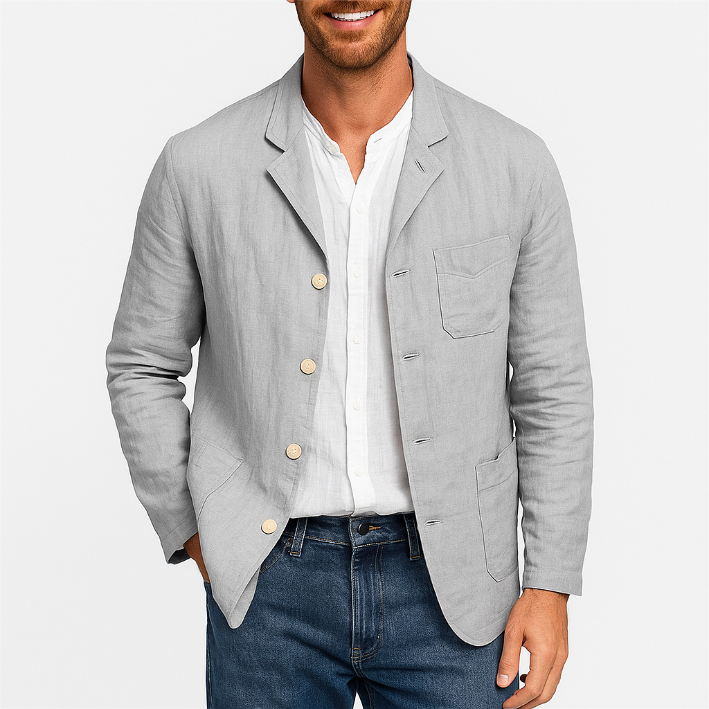 LUXEOUTFIT | Linen Blazer Ease