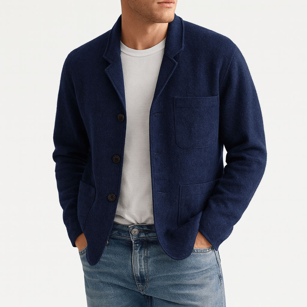 LUXEOUTFIT | Multi-Pocket Thermal Cardigan