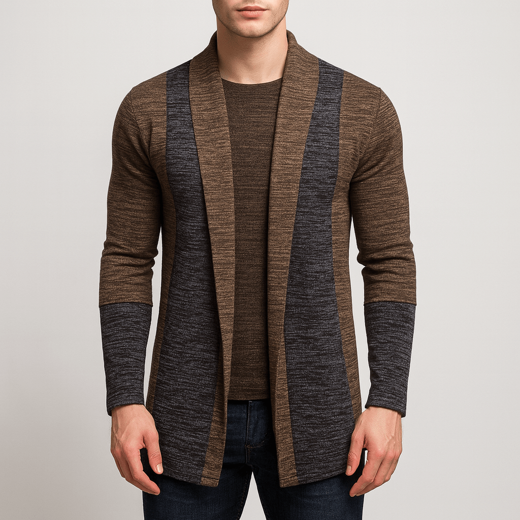 LUXEOUTFIT | Open-Front Knit Cardigan