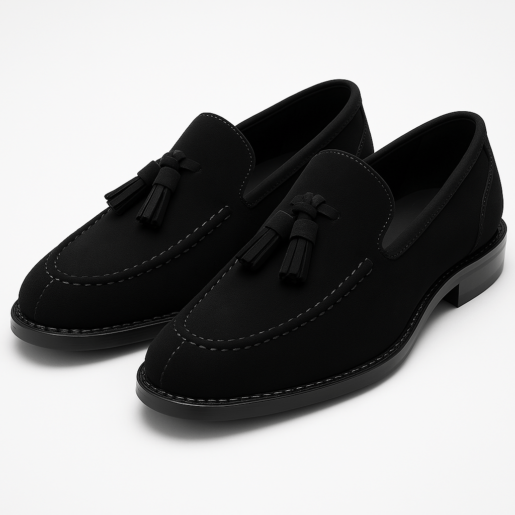 LUXEOUTFIT | Soft Leather Tassel Loafers