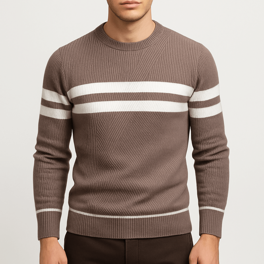 LUXEOUTFIT | Striped Knit Jumper